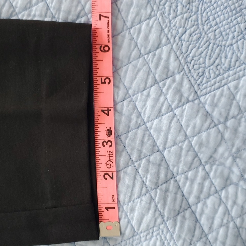 "J. JILL" PONTE SLIM LEG, Pull On PANT SIZE M, COLOR BLACK - Picture 11 of 12